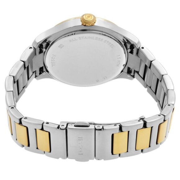 NWT Authentic Fossil Gilmore Quartz Silver Dial Women's Watch - Picture 3 of 3